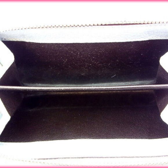 Authentic Gucci Wallet Purse Bifold GG Blue Beige Woman Used - Picture 5 of 5